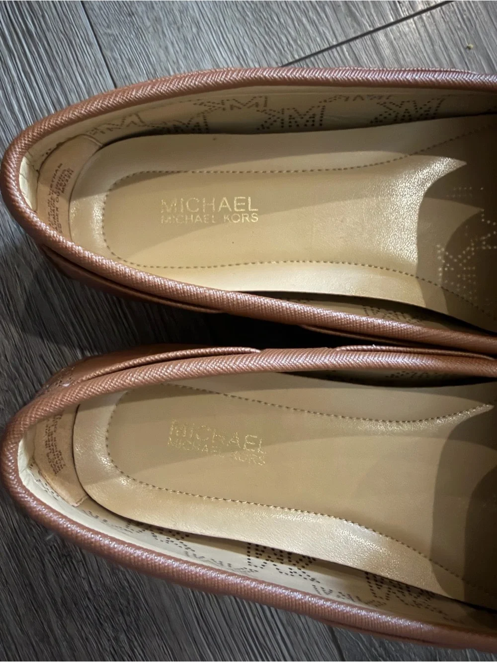Michael Kors Women’s size 7.5 brown moccasin flats
